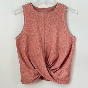 Old Navy Breathe ON Twist-Hem Cropped Tank Activewear Top SZ S